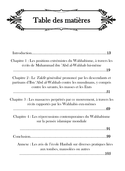 Les Massacres et les Déviances théologiques du Wahhabisme - Qays al-Hanbali
