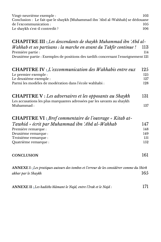 Muhammad ibn 'Abd al-Wahhab, prédicateur mais pas prophète - Hassan ibn Farhan al-Maliki